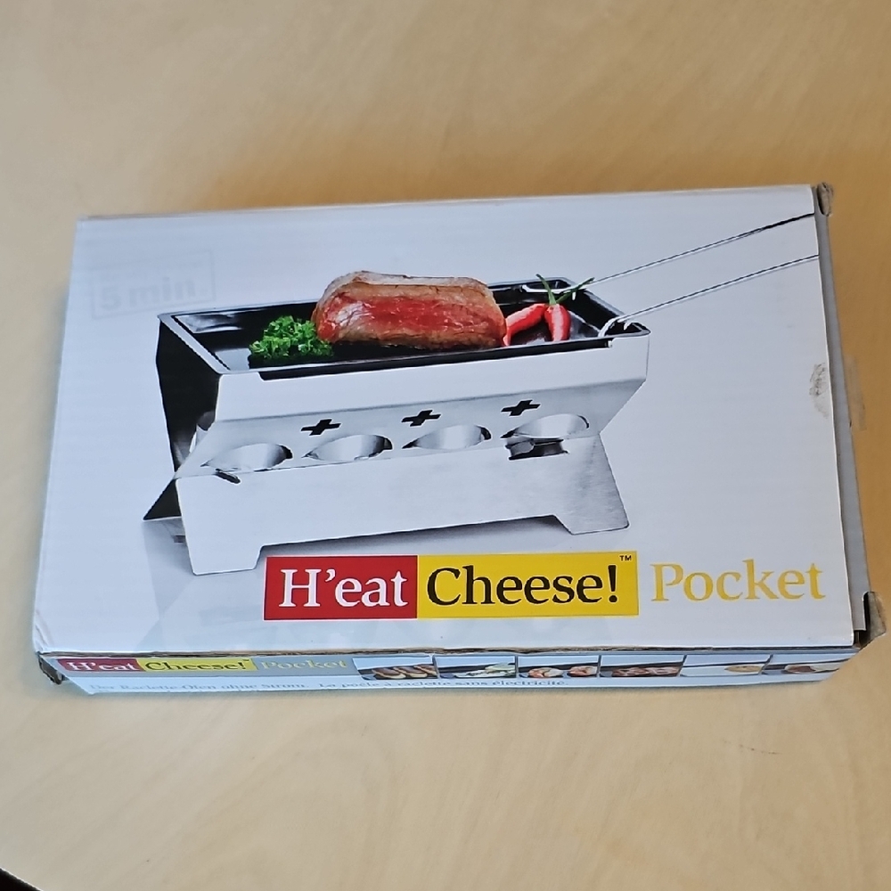 H'eat Cheese Pocket Racelette Grill